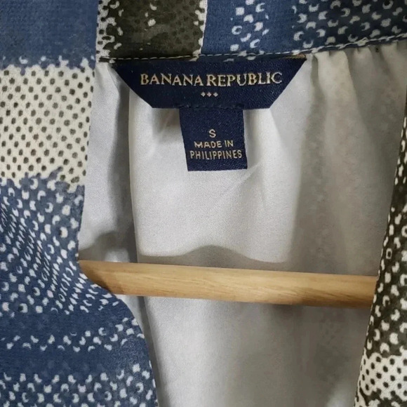 Banana Republic | Top | Size S | Blue and Taupe - Picture 4 of 5